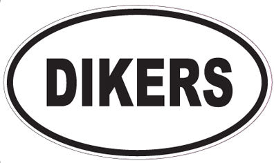 DIKERS - Oval Sticker