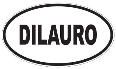 DILAURO - Oval Magnet