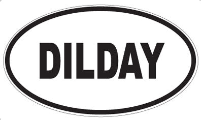 DILDAY - Oval Magnet