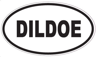 DILDOE - Oval Sticker