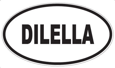 DILELLA - Oval Magnet