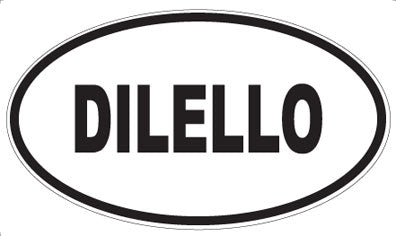 DILELLO - Oval Magnet