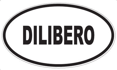 DILIBERO - Oval Magnet