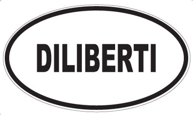 DILIBERTI - Oval Sticker