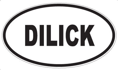 DILICK - Oval Magnet