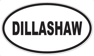 DILLASHAW - Oval Sticker