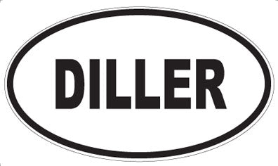 DILLER - Oval Magnet