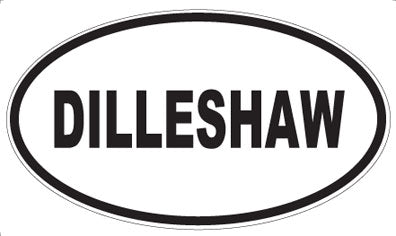 DILLESHAW - Oval Magnet