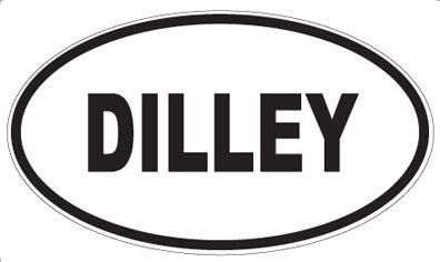 DILLEY - Oval Magnet