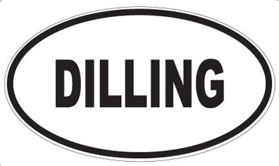 DILLING - Oval Magnet