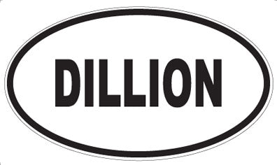 DILLION - Oval Magnet