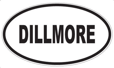 DILLMORE - Oval Sticker