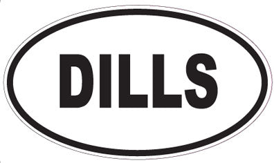 DILLS - Oval Magnet