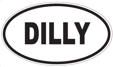 DILLY - Oval Magnet