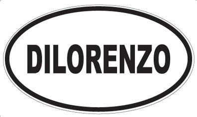 DILORENZO - Oval Magnet