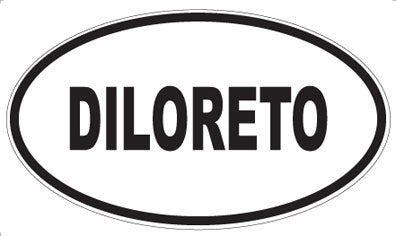 DILORETO - Oval Magnet