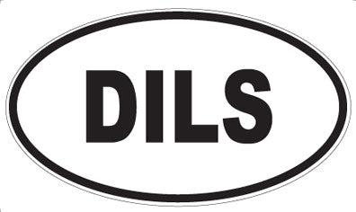 DILS - Oval Sticker