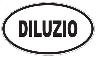 DILUZIO - Oval Sticker