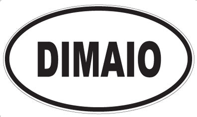 DIMAIO - Oval Magnet