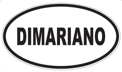 DIMARIANO - Oval Magnet