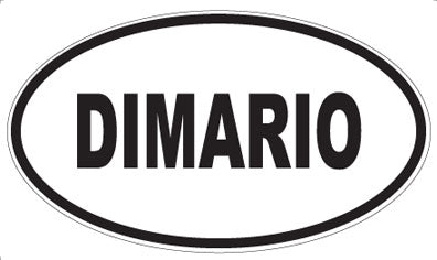 DIMARIO - Oval Magnet