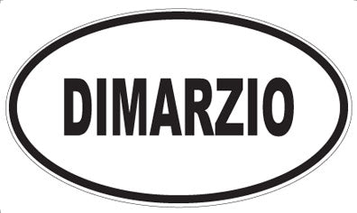 DIMARZIO - Oval Sticker
