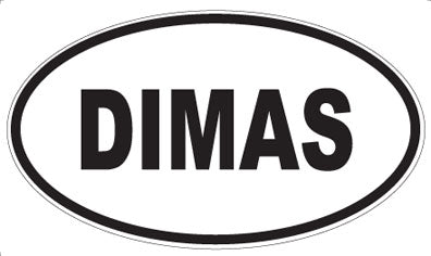 DIMAS - Oval Sticker