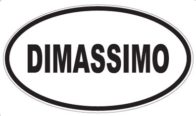 DIMASSIMO - Oval Magnet