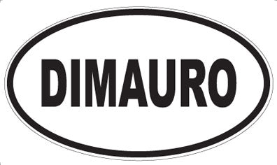 DIMAURO - Oval Magnet