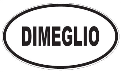 DIMEGLIO - Oval Magnet