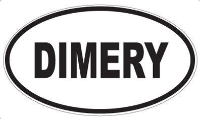 DIMERY - Oval Magnet
