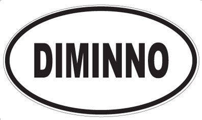 DIMINNO - Oval Magnet