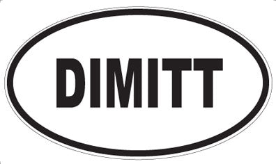 DIMITT - Oval Magnet