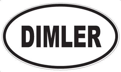 DIMLER - Oval Magnet