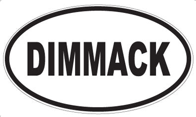 DIMMACK - Oval Magnet