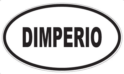 DIMPERIO - Oval Magnet