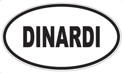 DINARDI - Oval Sticker