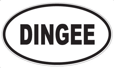 DINGEE - Oval Sticker