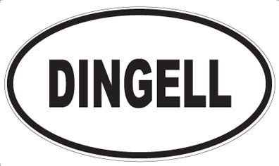 DINGELL - Oval Magnet