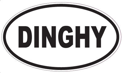 DINGHY - Oval Sticker