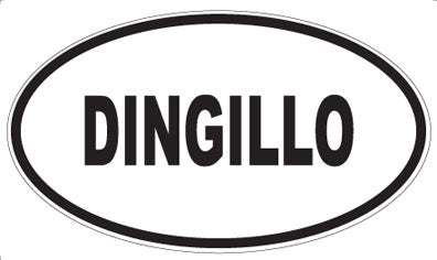 DINGILLO - Oval Magnet