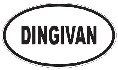 DINGIVAN - Oval Sticker