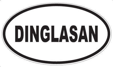 DINGLASAN - Oval Magnet