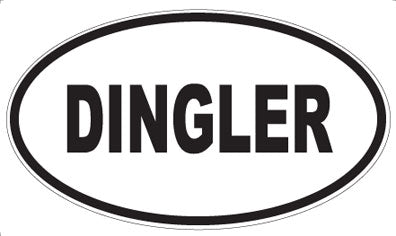 DINGLER - Oval Sticker