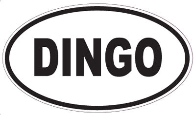 DINGO - Oval Magnet