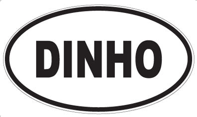 DINHO - Oval Sticker