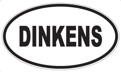 DINKENS - Oval Magnet