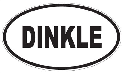 DINKLE - Oval Magnet