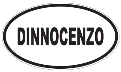 DINNOCENZO - Oval Magnet