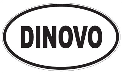 DINOVO - Oval Sticker